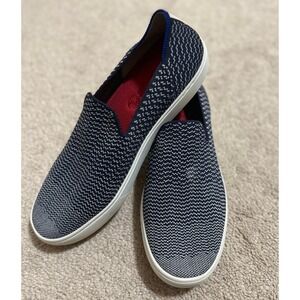 Rothy's Women's The Original Slip On Sneakers In Maritime Gradient Pattern Sz 11